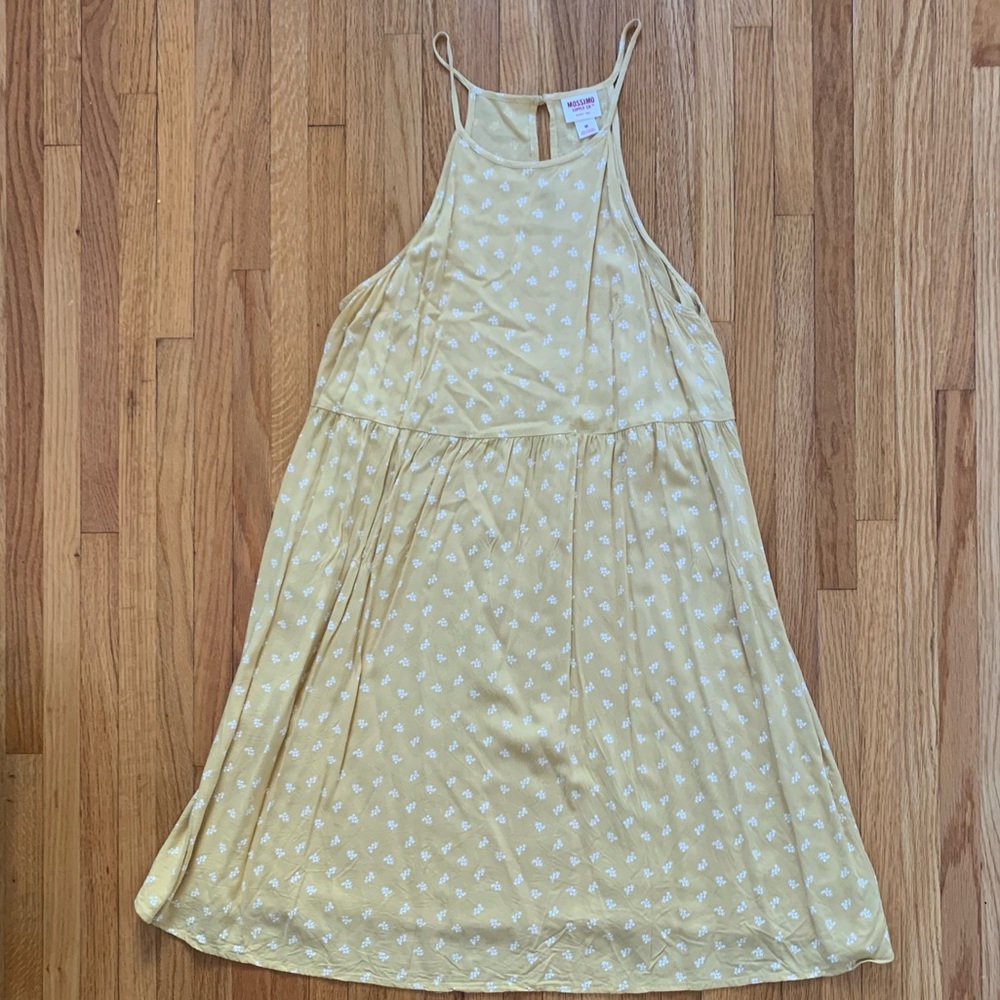 Mossimo Supply Yellow Flower Dress